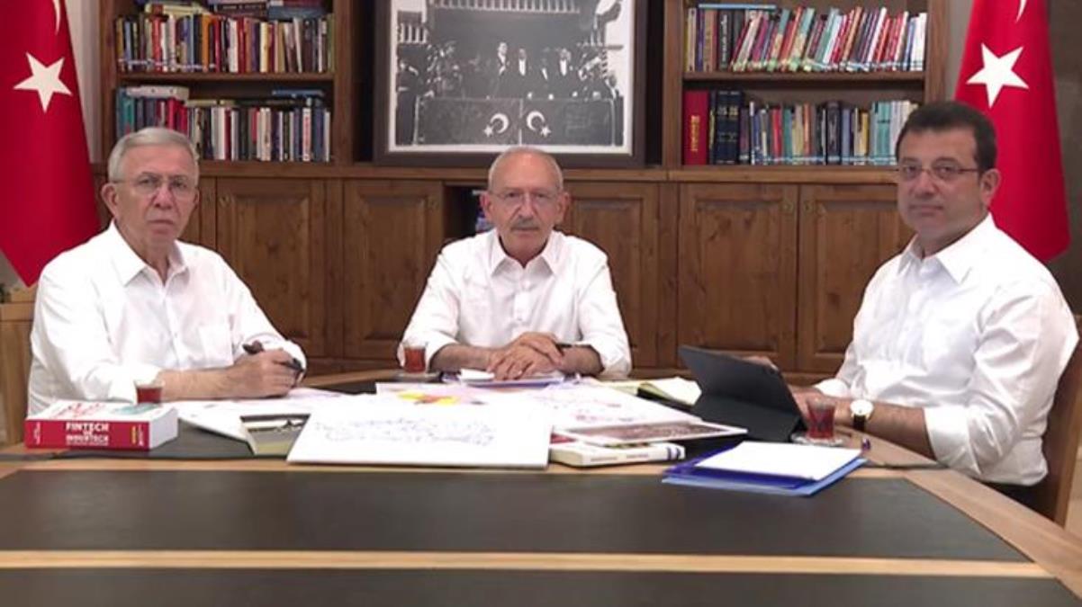 Kılıçdaroğlu, İmamoğlu ve Mansur Yavaş ile 