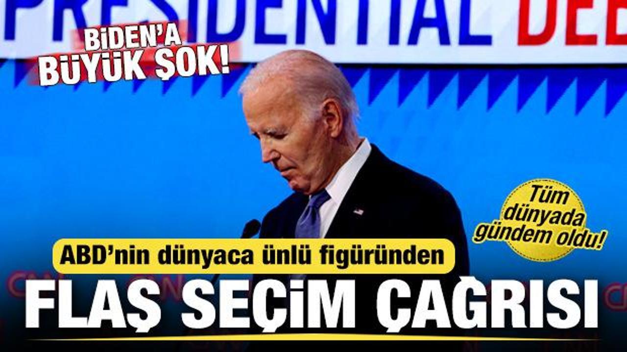 ABD'nin dünyaca ünlü gazetesinden Biden'ı şoke eden seçim çağrısı
