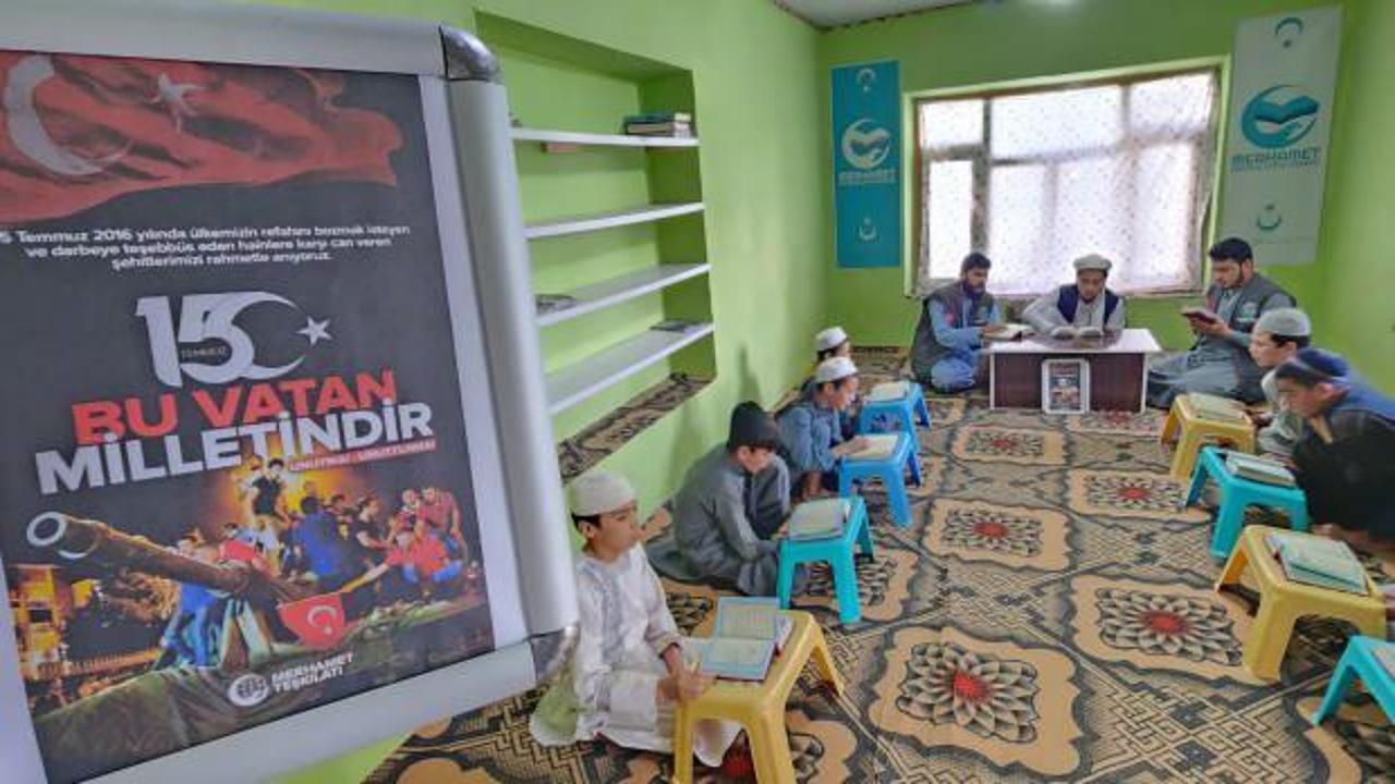 Afganistan'daki Kur'an talebeleri 15 Temmuz şehitlerini yad etti