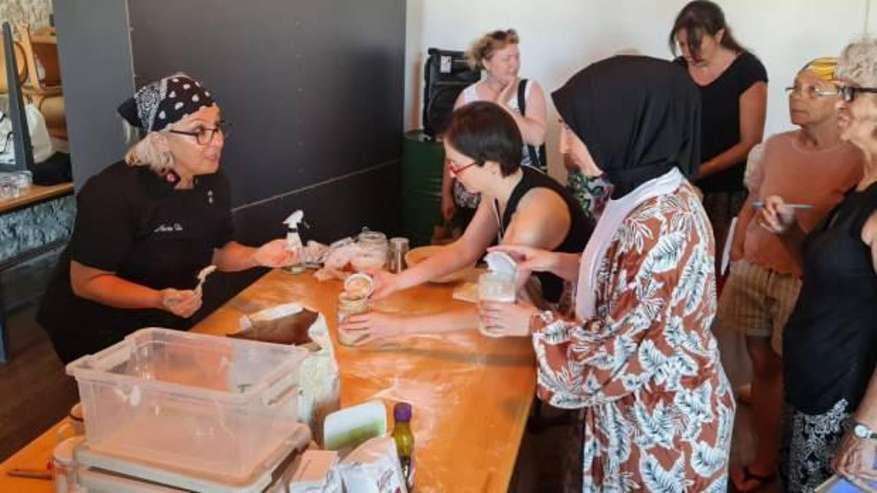 Ayvalık'ta ekşi maya atölyesi