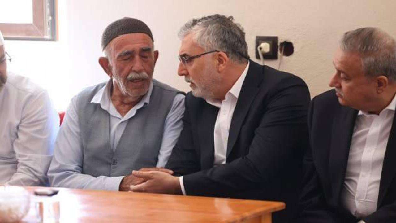 Bakan Işıkhan'dan anız yangınlarında hayatını kaybedenlerin ailelerine ziyaret