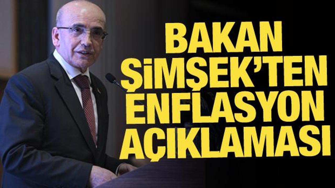 Bakan Şimşek: 2025 dezenflasyon yılı olacak