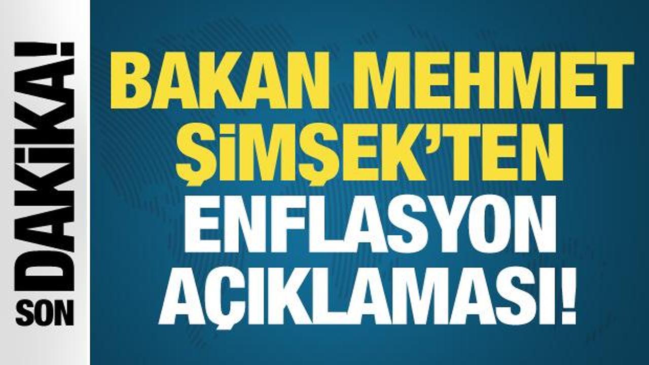 Bakan Şimşek: Enflasyon beklentileri hedefimize yakınsıyor