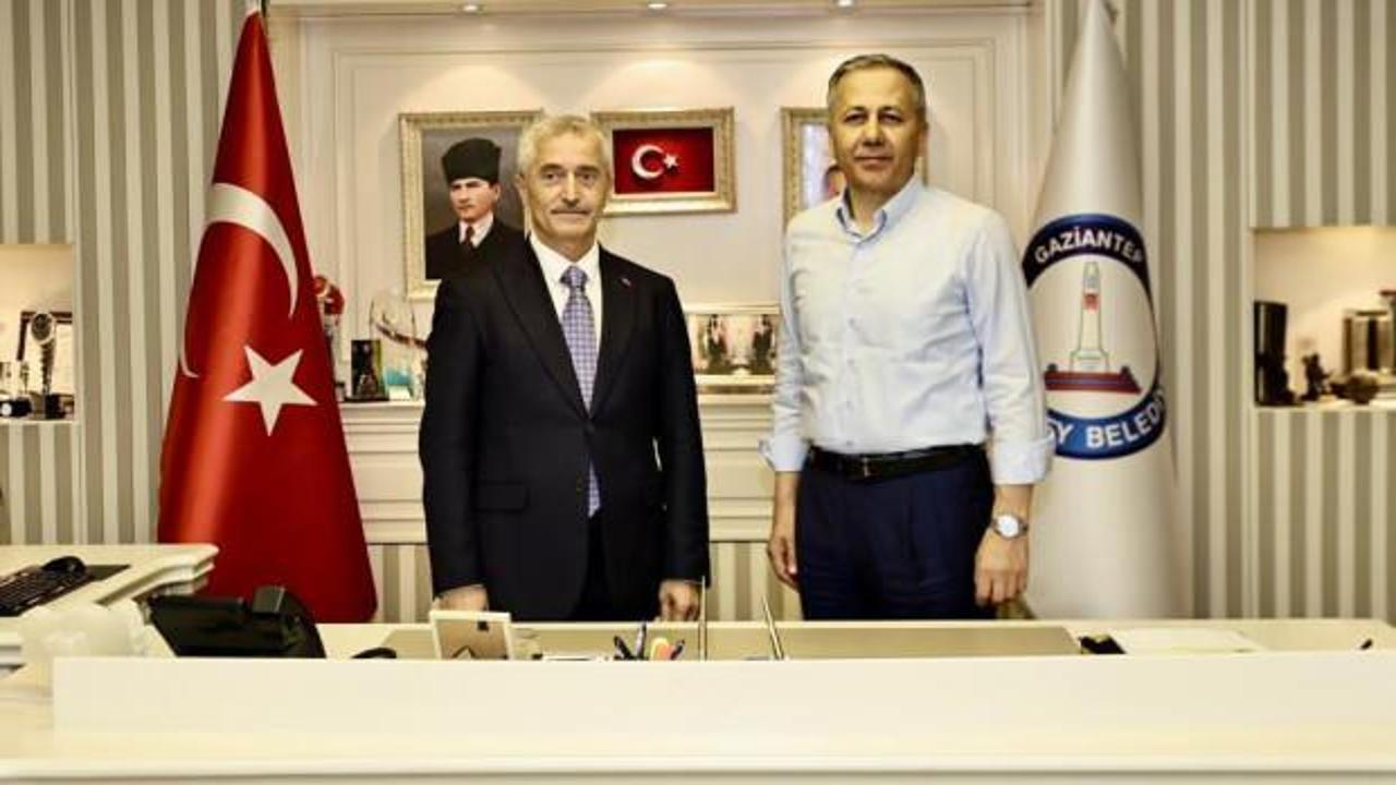 Bakan Yerlikaya'dan Tahmazoğlu'na ziyaret etti