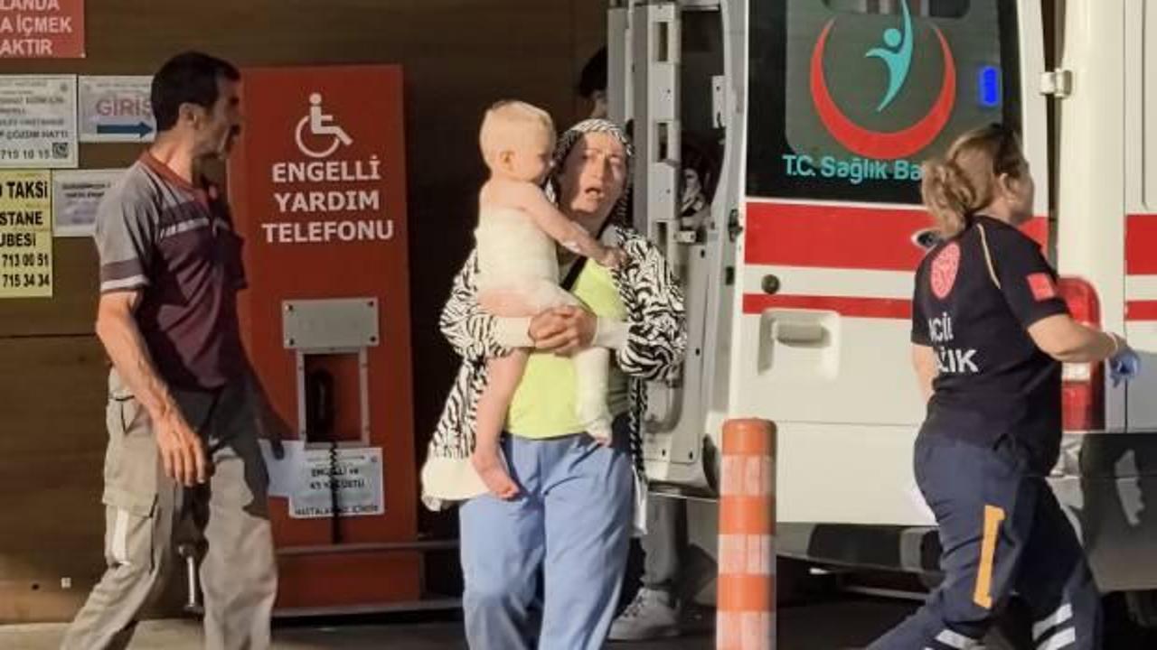Bebeğin üzerine kaynar su döküldü! Minik Kadirhan tedavi altında