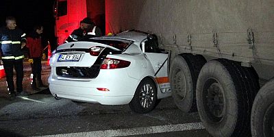 Bolu'da feci kaza