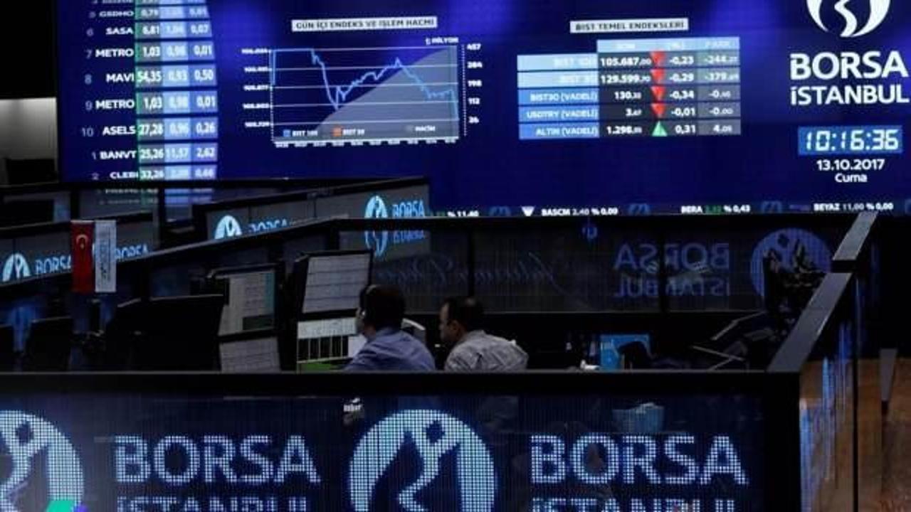 Borsa günün ilk yarısında geriledi