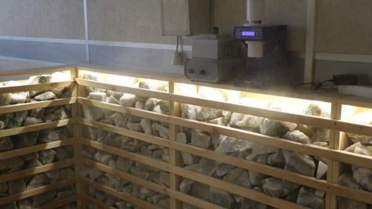 Çankırı kaya tuzu haloterapi uygulamasıyla hastalıklara şifa oluyor