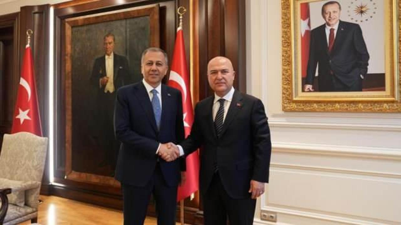 CHP'li Bakan'dan Bakan Yerlikaya'ya ziyaret