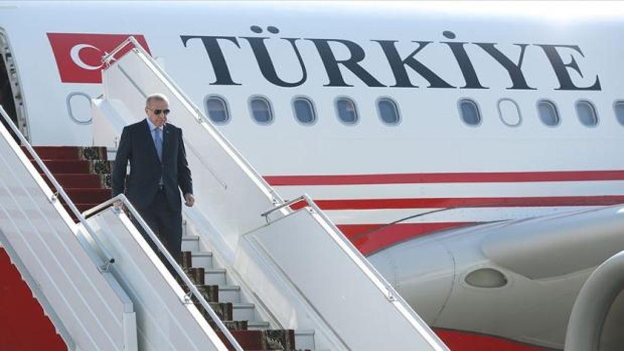 Cumhurbaşkanı Erdoğan Türkiye-Hollanda futbol maçını izlemek üzere Almanya'ya gitti