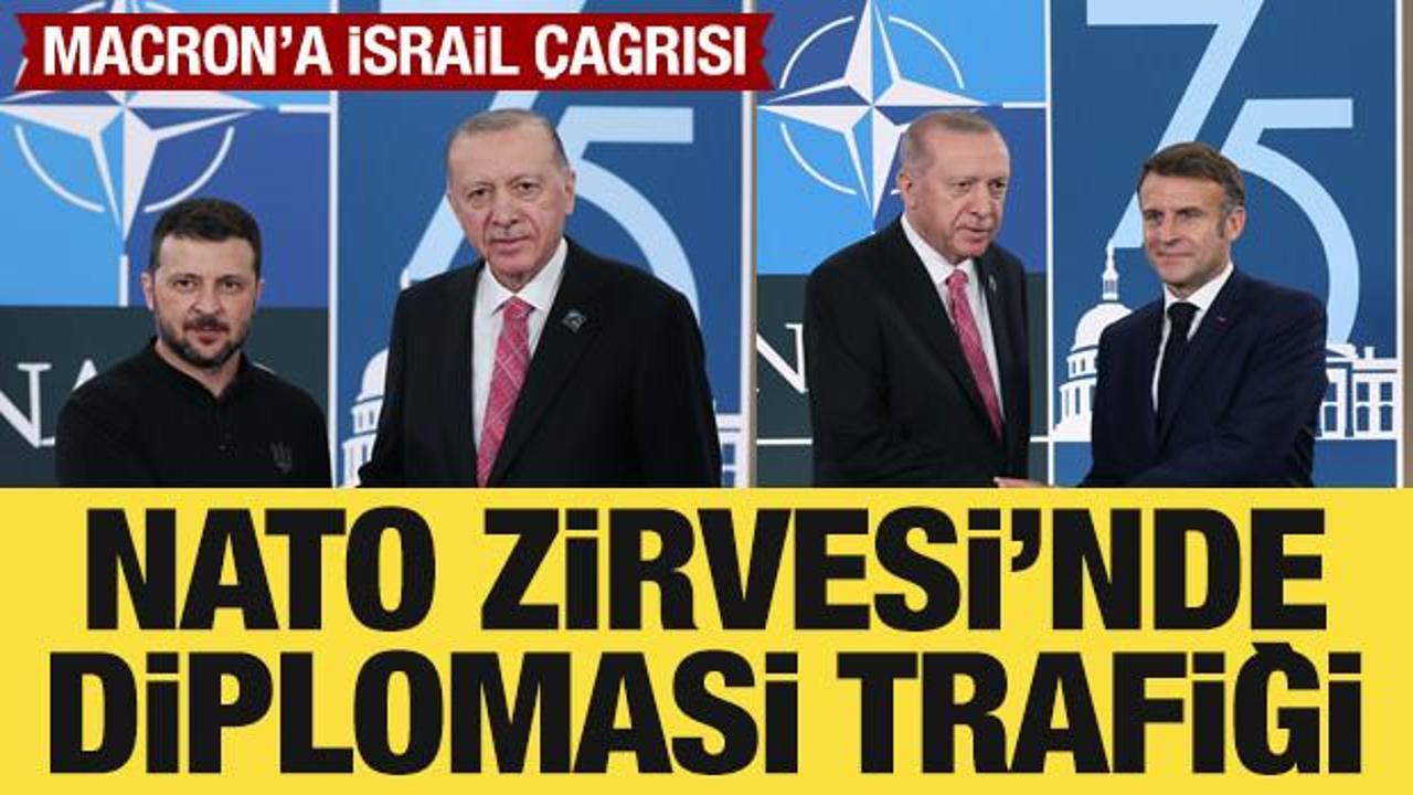 Cumhurbaşkanı Erdoğan'dan NATO Zirvesi'nde kritik görüşmeler