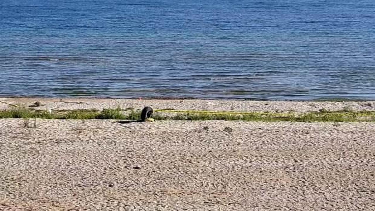 Eğirdir Gölü'ndeki el bombaları imha edilmek üzere çıkarıldı