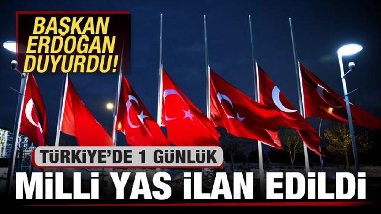 Erdoğan duyurdu! Türkiye'de şehit Haniye için bir günlük milli yas ilan edildi