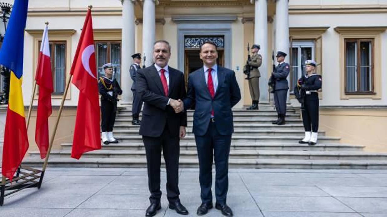 Hakan Fidan Polonyalı mevkidaşı Sikorski ile görüştü