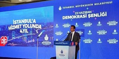 İBB Başkanı Ekrem İmamoğlu, 