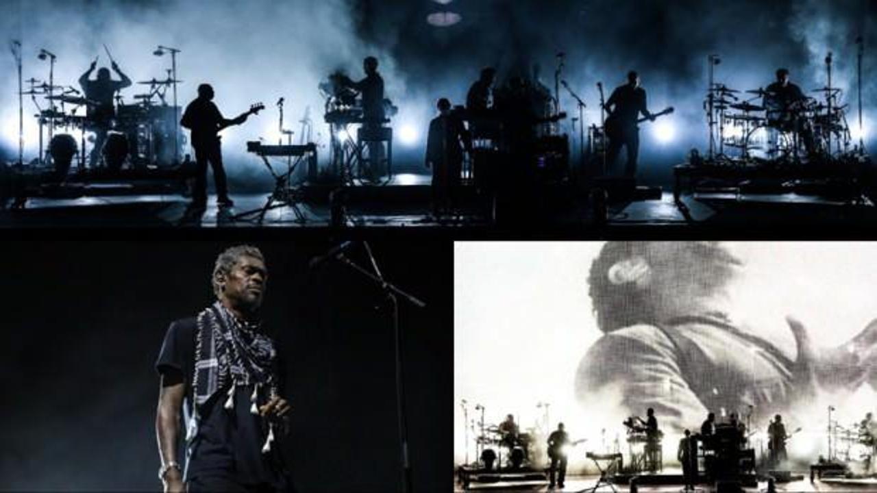 İngiliz müzik grubu Massive Attack İstanbul'da konser verdi