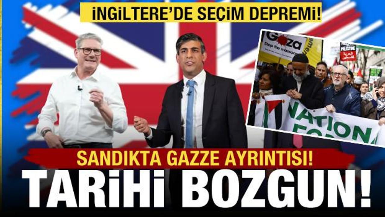İngiltere'de seçim depremi: Sunak istifa etti