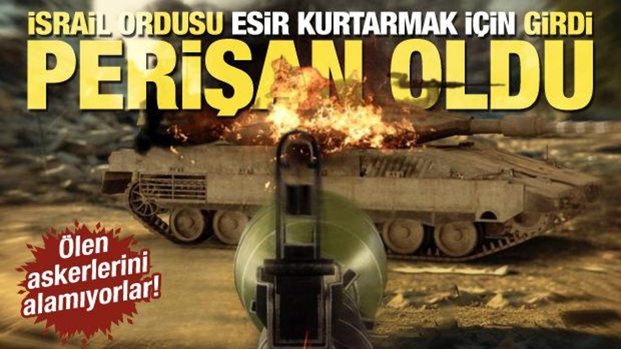 İsrail askerleri Gazze'de katliam için girdikleri mülteci kampında cehennemi tattı!
