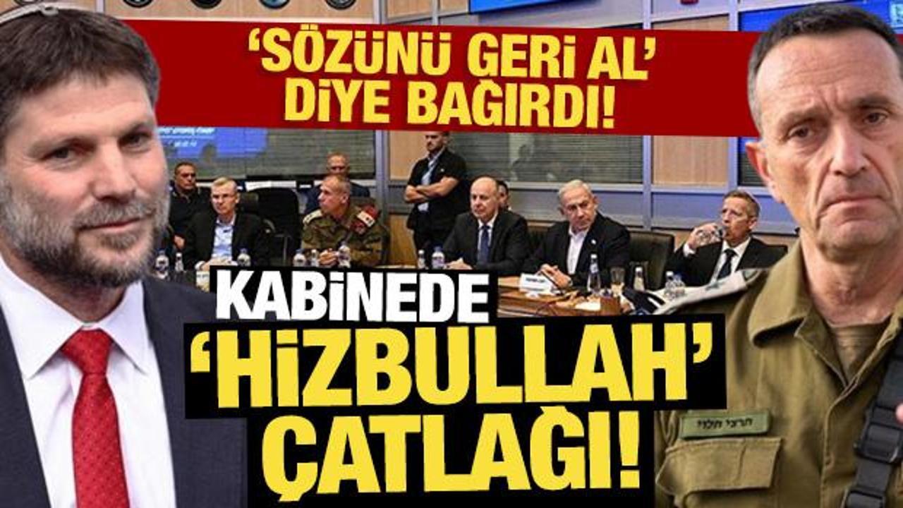 İsrail'de 'Hizbullah' çatlağı! Genelkurmay Başkanı 'sözünü geri al' diye bağırdı!