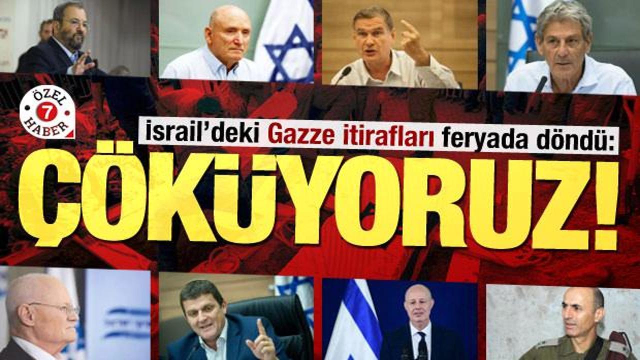 İsrailli liderler Gazze'de hezimeti peş peşe itiraf ediyor: Hamas'a yeniliyoruz!