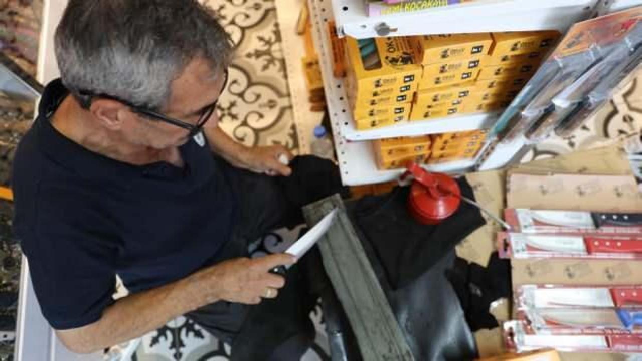 Kahramanmaraş'ta günde 20 bin bıçak bileyleniyor