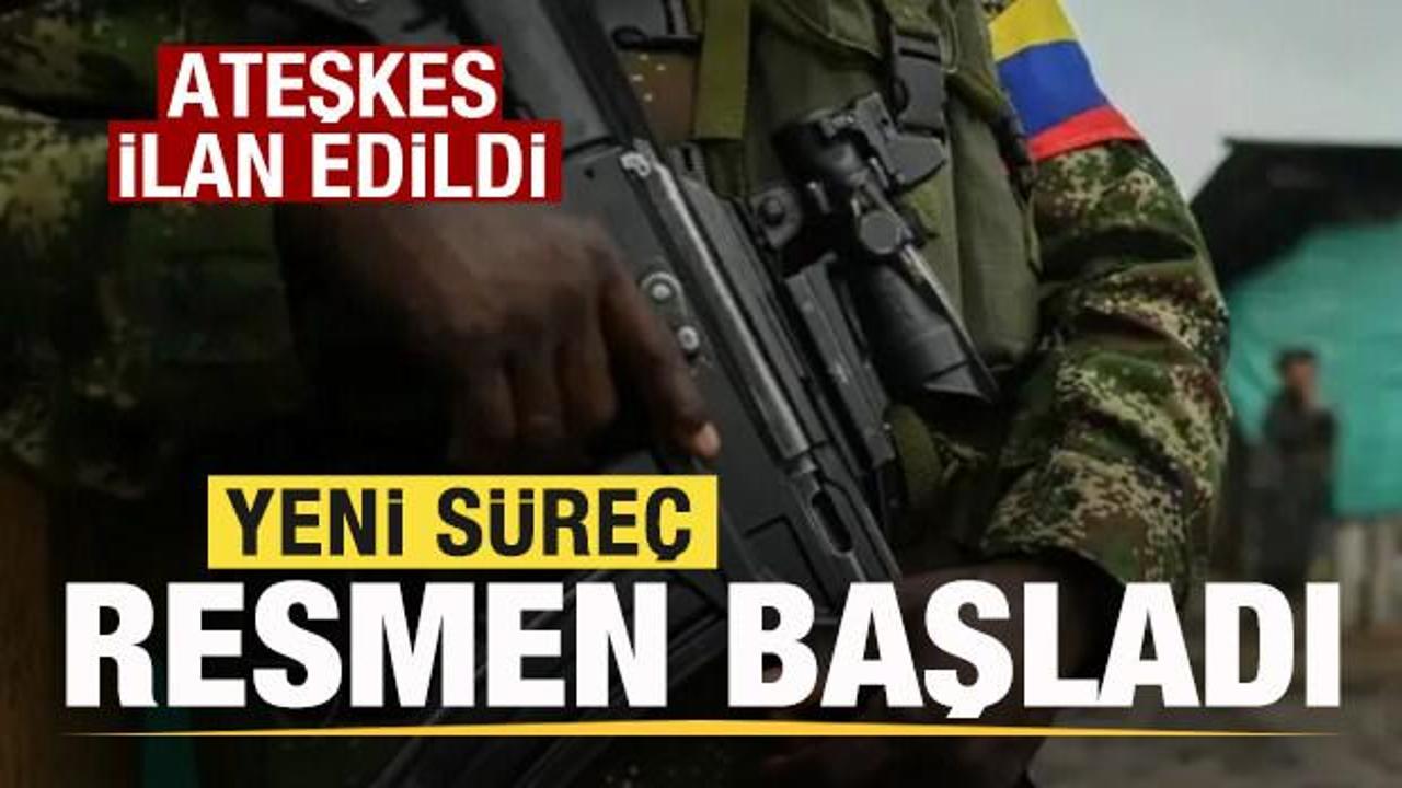 Kolombiya'da yeni süreç başladı! Ateşkes resmen duyuruldu!