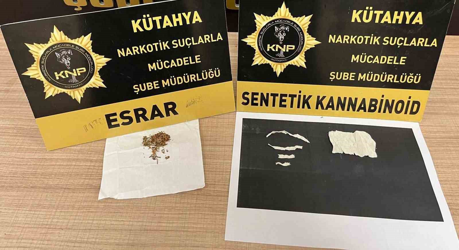 Kütahyada Uyuşturucu Ticareti Yapan Yaşı Küçük Şüpheli Tutuklandı