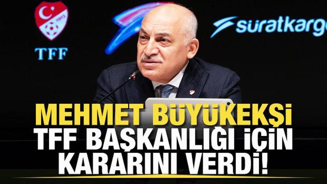 Mehmet Büyükekşi'den adaylık kararı!
