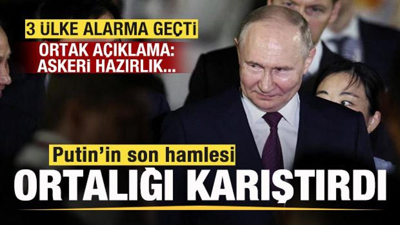 Putin'in son hamlesi ortalığı karıştırdı! Güney Kore, ABD ve Japonya alarma geçti!