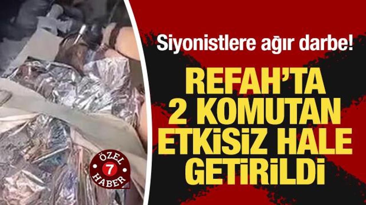 Siyonistlere ağır darbe! Tabur komutanı ve bölük komutanı etkisiz hale getirildi