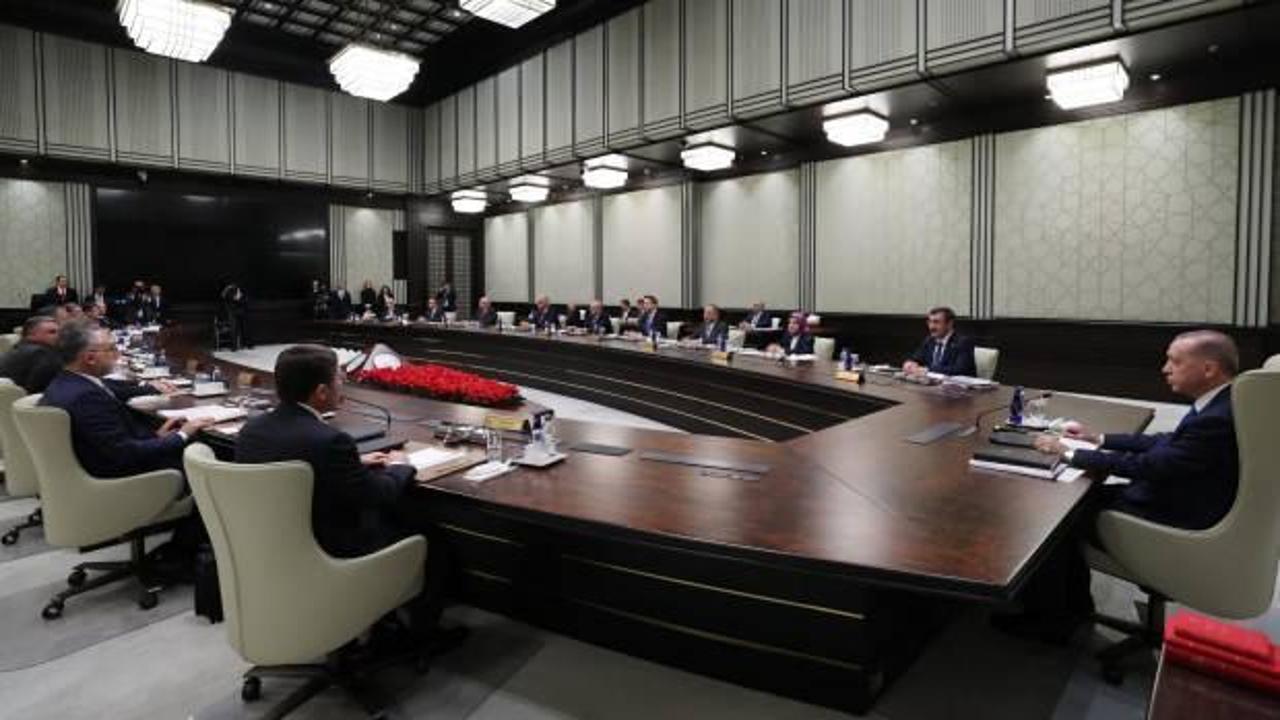 Son dakika: Kabine toplandı