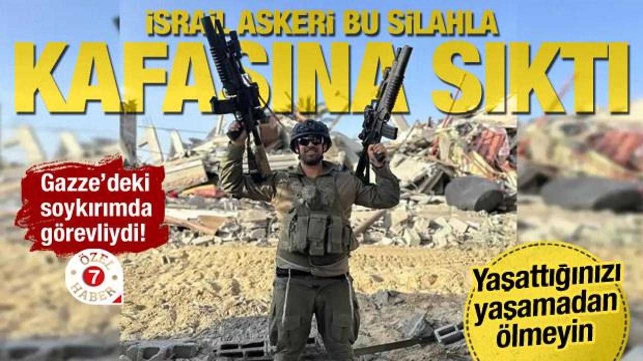 Soykırımcı İsrail ordusu aklını yitiriyor! Gazze’de kullandığı silahla intihar etti