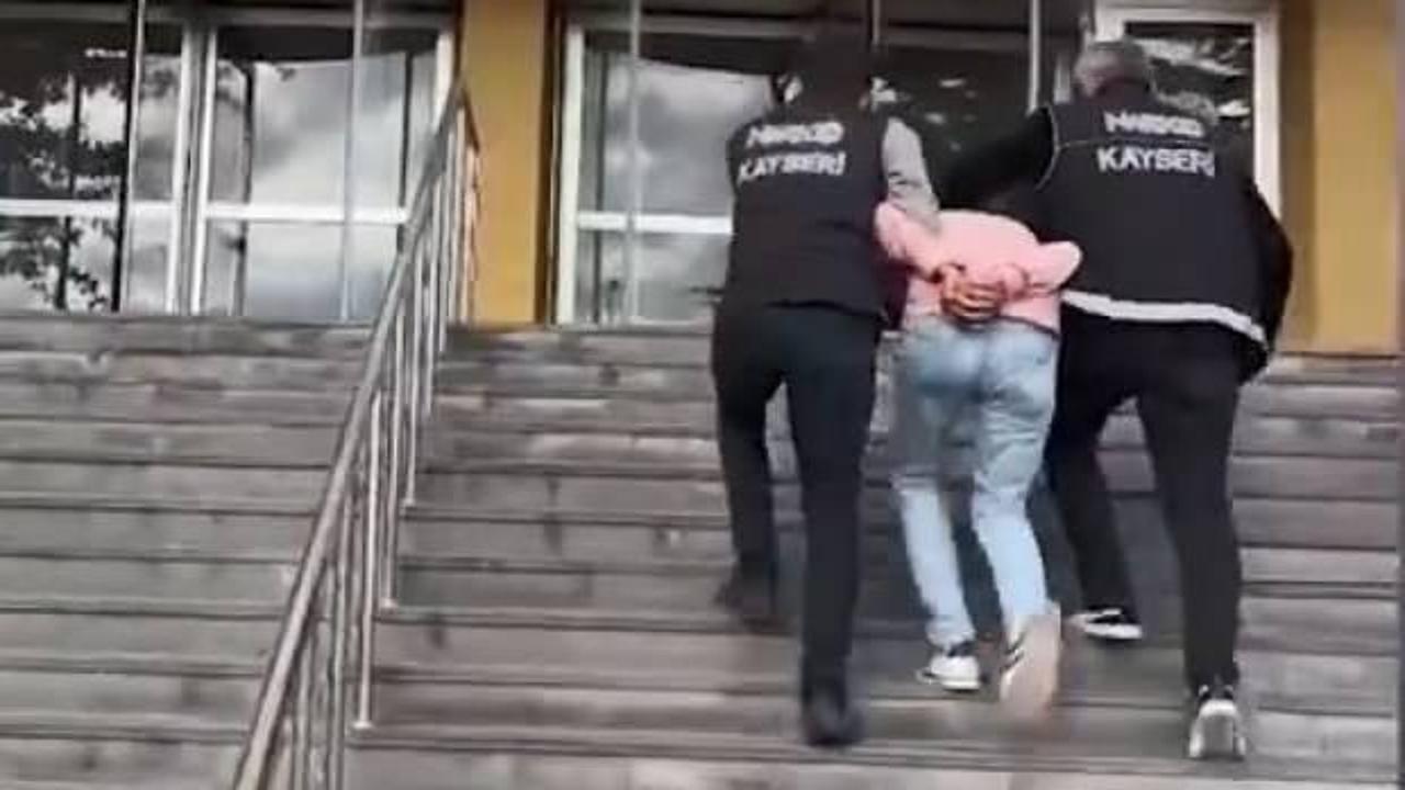 Trenle geldiği kenttte 5 kilo uyuşturucu ile yakalandı