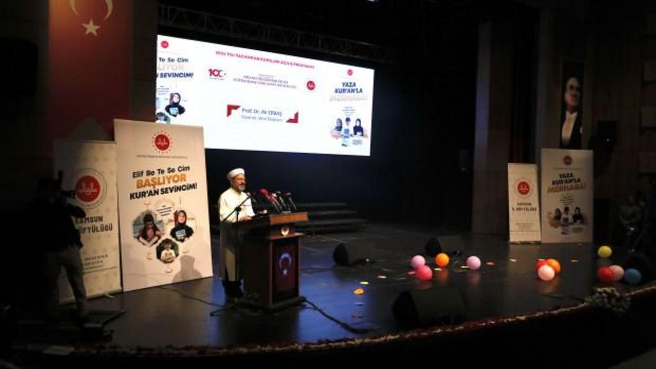 Yaz Kur'an kursları açılıyor: Diyanet İşleri Başkanı Erbaş'tan açıklama