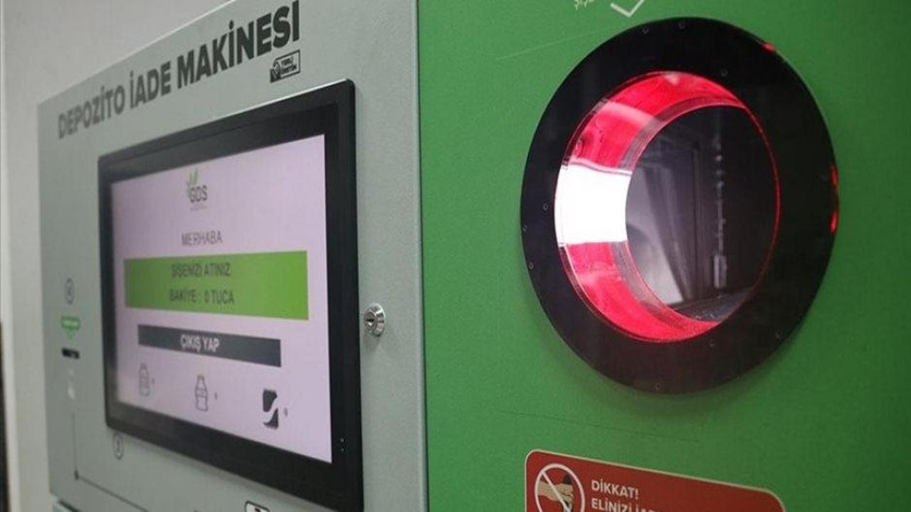 Yerli depozito iade otomatları göreve hazır