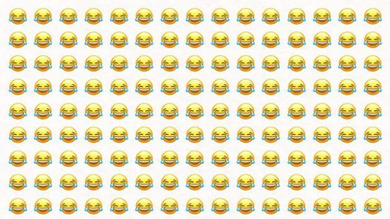 Zihinsel akrobasi: Farklı olan emojiyi 11 saniyede bulabilir misin?